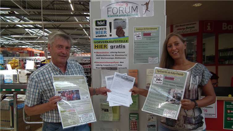 Yvonne und Hans-Peter Röhrig informieren bei vielen Events über den neu erweiterten, wertvollen „Event- und Kultur-Newsletter“.