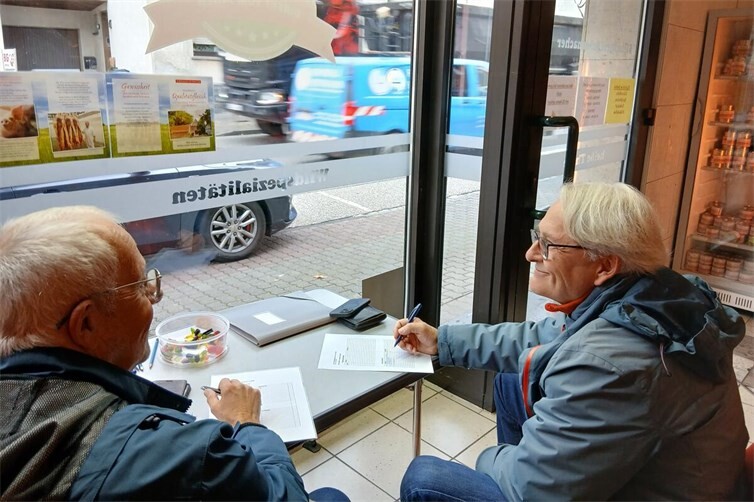 Zählteam bei der Arbeit