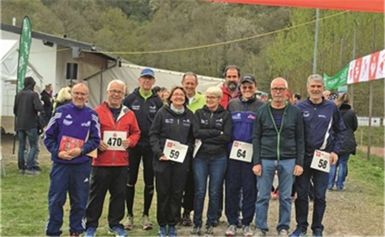 Zahlreich waren die Lauftreffler aus Westum beim Volkslauf in Hönningen/Ahr vertreten.privat