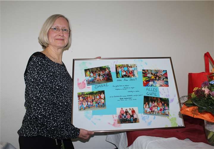 Zahlreiche Abschiedsgeschenke konnte Irene Stein entgegennehmen. DU