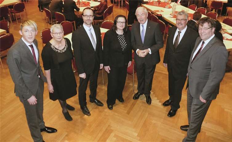 Zahlreiche Ehrengäste kamen zum SPD-Neujahrsempfang nach Mendig. FRE