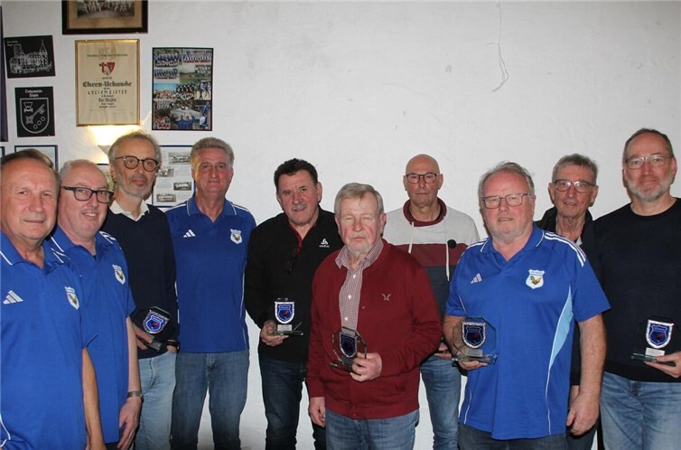 Zahlreiche Ehrungen gab es bei der diesjährigen Jahreshauptversammlung des TuS Hausen.