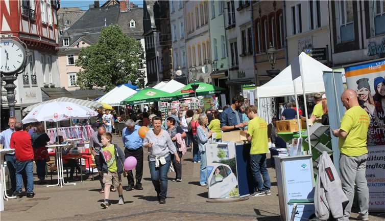 Zahlreiche Einrichtungen aus der Behindertenhilfe und -selbsthilfe, aber auch darüber hinaus präsentieren sich am Inklusionstag mit ihren Infoständen.