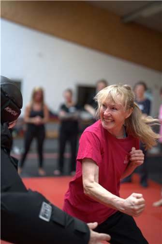 Zahlreiche Frauen lernten Techniken zur Selbstverteidigung kennen. Foto: privat