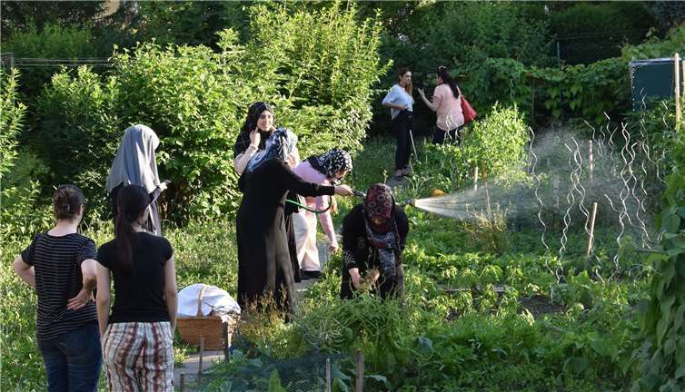 Zahlreiche Gärtner und deren Familie und Freunde feierten gemeinsam ein gemütliches Fest. Stadt Neuwied