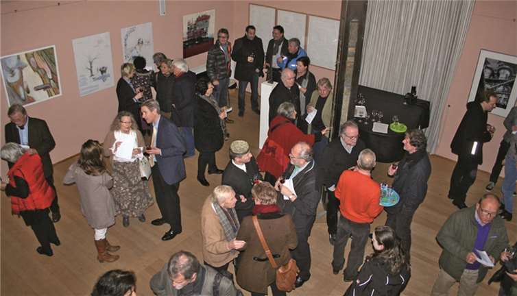 Zahlreiche Gäste kamen zur Eröffnung. HG