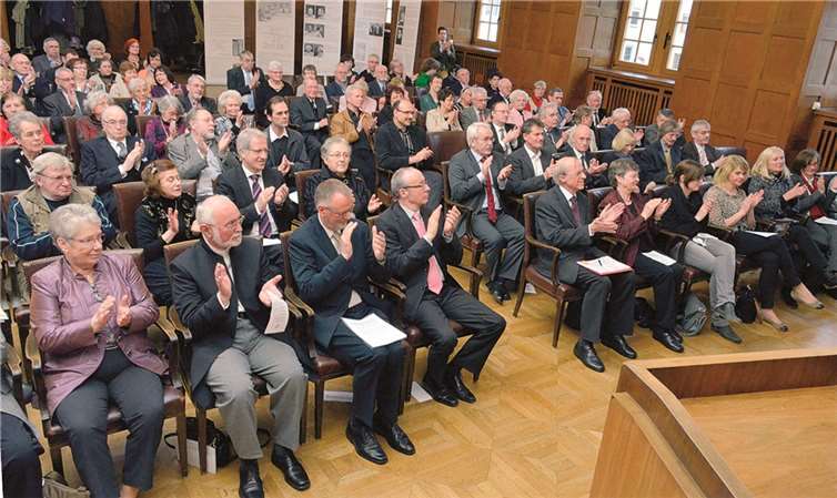 Zahlreiche Gäste kamen zur Verleihung des Eisenkopfpreises in den Koblenzer Rathaussaal. -HEP-