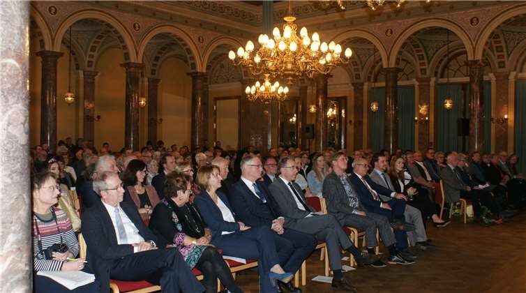 Zahlreiche Gäste waren zum Neujahrsempfang gekommen.