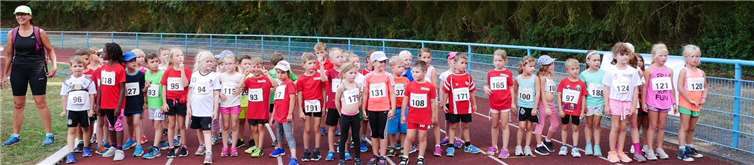 Zahlreiche Kinder gingen an den Start.Privat