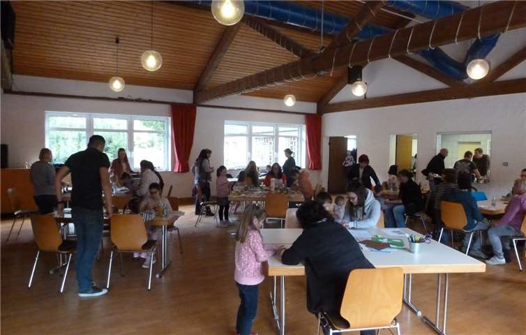 Zahlreiche Kinder machten bei dem Osterspaß mit. privat