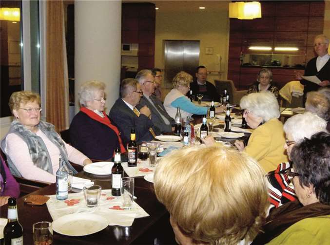 Zahlreiche Mitglieder nahmen an der Jahreshauptversammlung teil. privat