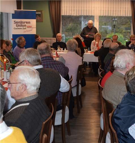 Zahlreiche Mitglieder waren der Einladung gefolgt.