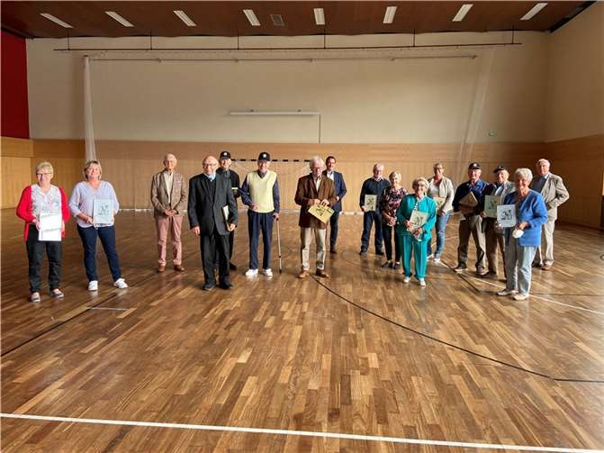 Zahlreiche Mitglieder wurden für ihre Vereinstreue geehrt. Foto: privat