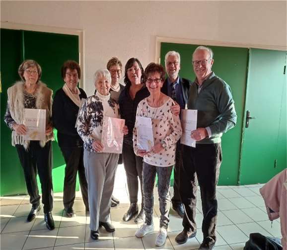 Zahlreiche Mitglieder wurden geehrt.