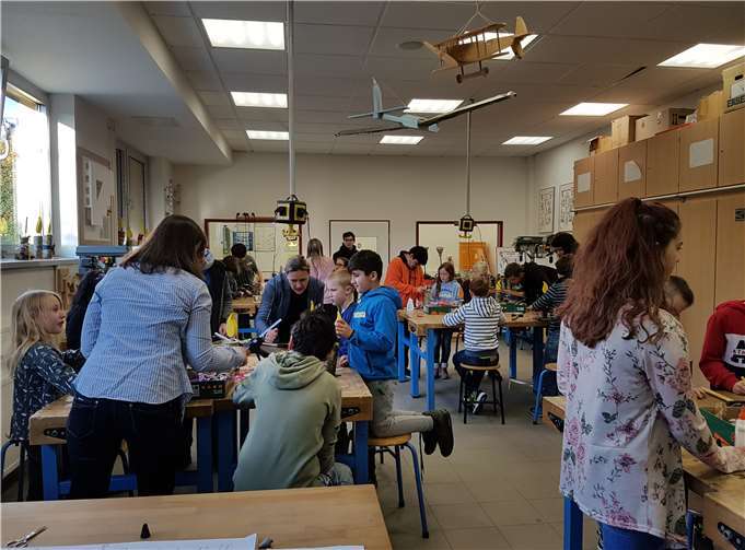 Zahlreiche Mitmachprojekte wurden angeboten.