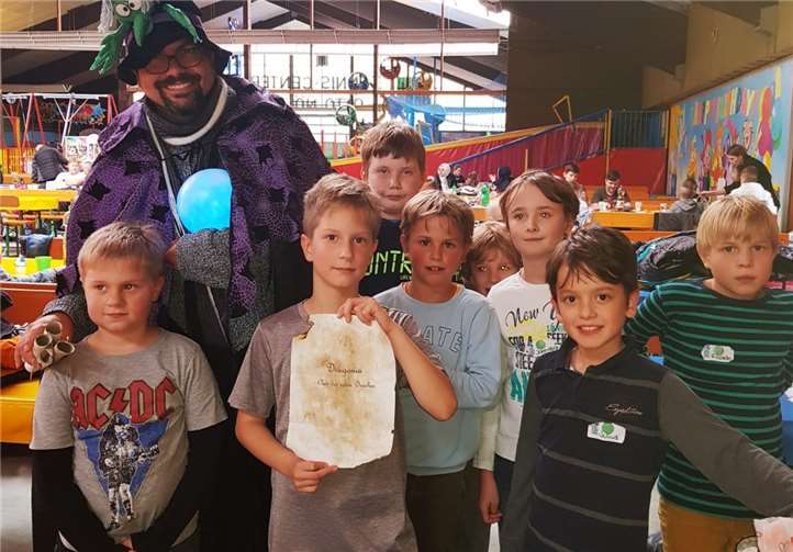 Zahlreiche Prüfungen warteten auf die jungen Zauberschüler. Foto: privat