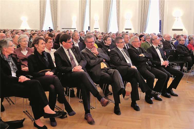 Zahlreiche Redner und Gäste konnten zur Feierstunde im Kurfürstlichen Schloss in Koblenz begrüßt werden.