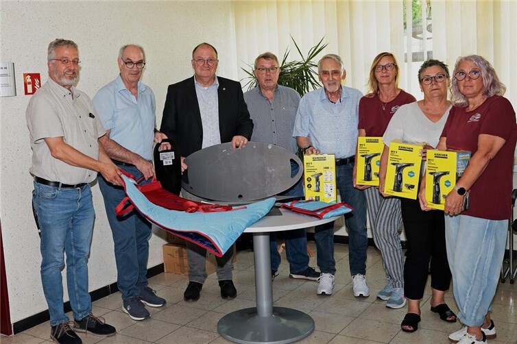 Zahlreiche Sachspenden erleichtern die Arbeit des Pflegedienstes, der Förderverein hat es ermöglicht