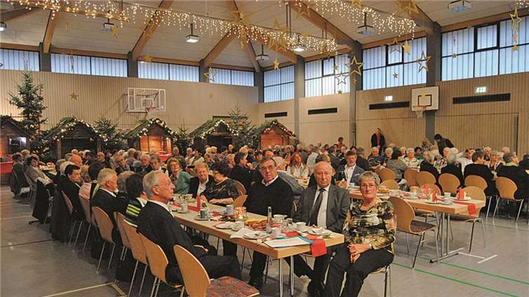 Zahlreiche Senioren hatten einen schönen „Seniorentag“ in der Mehrzweckhalle St. Sebastian.Privat