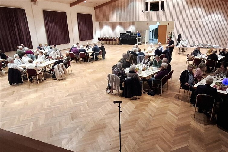 Zahlreiche Seniorinnen und Senioren waren zur Jahresabschlussveranstaltung gekommen.Foto: privat