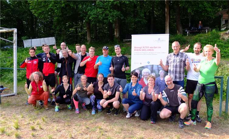 Zahlreiche SportlerInnen legten bei bestem Wetter die Prüfungen für die jeweiligen Abzeichen ab. Kreissportbund Rhein-Sieg