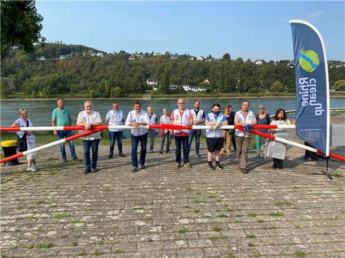 Zahlreiche Unkeler haben mitgeholfen, das Rheinufer zu säubern. Quelle: CDU Unkel