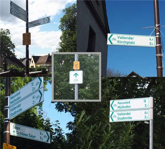 Zahlreiche neue Radwegschilder wurden im Stadtgebiet angebracht. Foto: privat