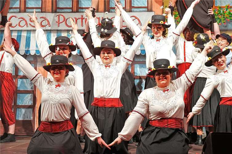 Zauberhaft ging es bei den Mülhofener Möhnen als Mary Poppins zu.