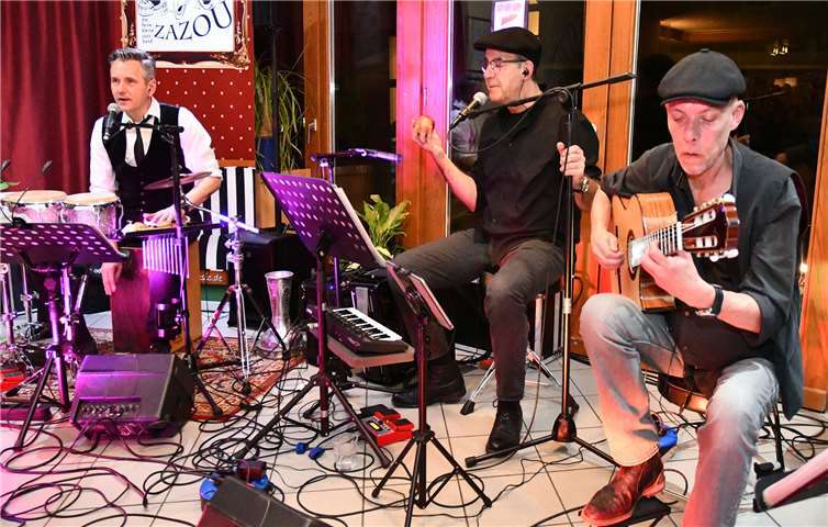 Zazou präsentierten ihr Programm aus jazzigen Songs von Duke Ellington bis Stevie Wonder.Foto: -RASCH-