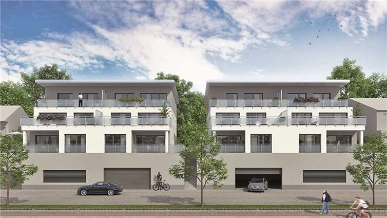 Zehn Eigentumswohnungen entstehen in direkter Rheinuferlage in Weißenthurm. privat