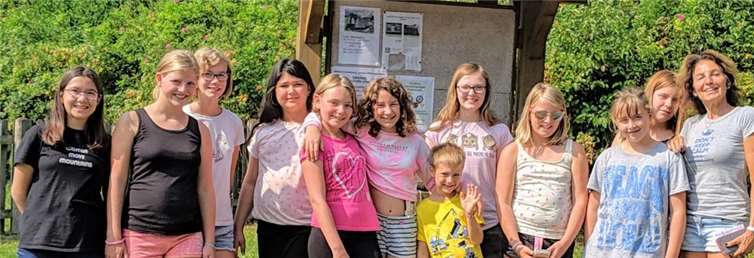 Zehn Mädchen verbrachten zwei schöne Tage an der Ulmbachtalsperre.Foto: privat