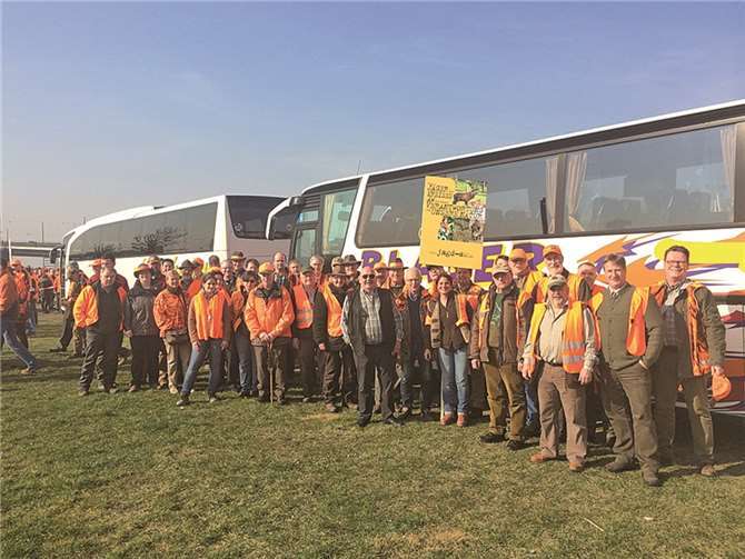 Zeigte sich solidarisch mit den Betroffenen in Nordrhein-Westfalen: die Kreisgruppe Ahrweiler. privat