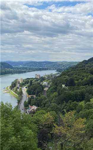 Zeil einer Wanderung war der Rolandsbogen. Von hier hatte man einen traumhaft Ausblick.