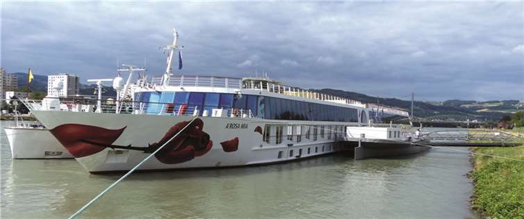 Zeit zum Entspannen und Genießen auf der „A-ROSA“. privat