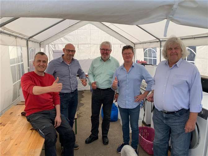 Zeljko Kondic, Heijo Schmitz, Bernhard Adams, Richard Lindner und Kay Andresen. Foto: privat