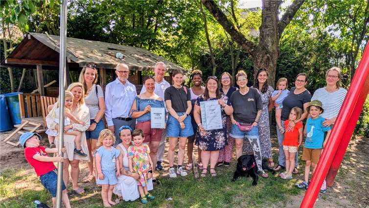 Zertifizierung inklusive Kita der Stadt Unkel.Foto: Claudia Gries, Kita Unkel