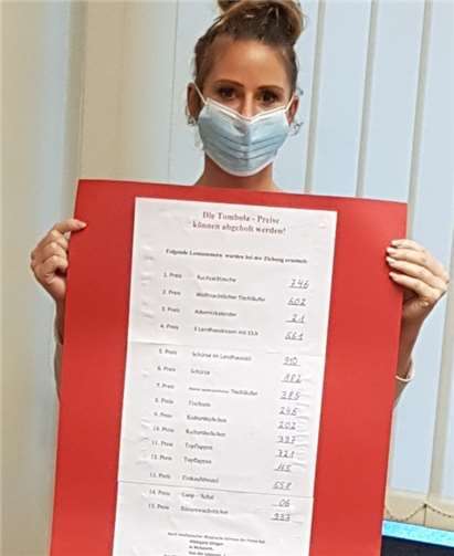 Ziehung der Preise mit Petra Hofmann, Kathrin Loosen Klein und Heike Hilbrecht. Foto: privat