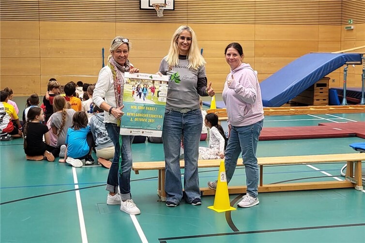 Aus Freude an der Bewegung Ziel der Initiative ist es dabei, einen Beitrag zu mehr Spaß an Bewegung und einem gesunden Lebensstil zu leisten. Fotos: Pater-Wald-Grundschule