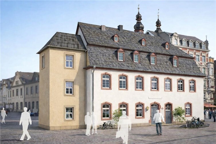 Ziel des Vorschlags ist eine behutsame, zeitgemäße Ergänzung, die sich in Maßstab, Material und Formensprache am denkmalgeschützten Bestand orientiert, ohne diesen zu imitieren.