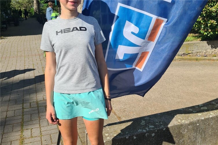 Zoe Bleffert beim Turnier in Mannheim