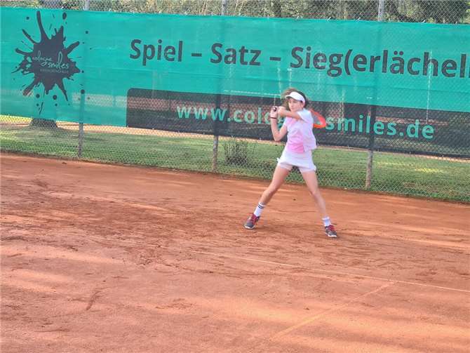 Zoe Bleffert im Einsatz.  Foto: privat