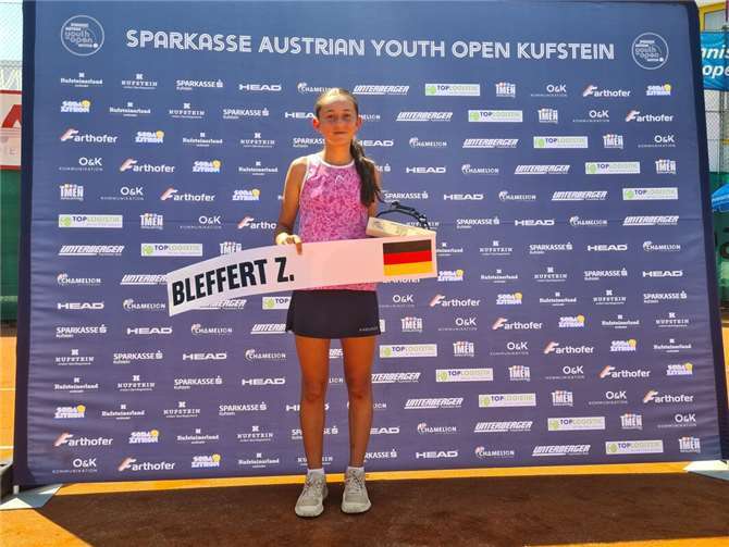 Zoe Bleffert gewinnt in Kufstein Zoe Bleffert in Kuftstein. Foto: privat