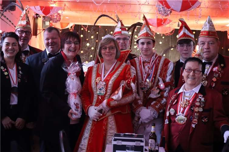 Zu Besuch in Unkelbach.  Foto: privat