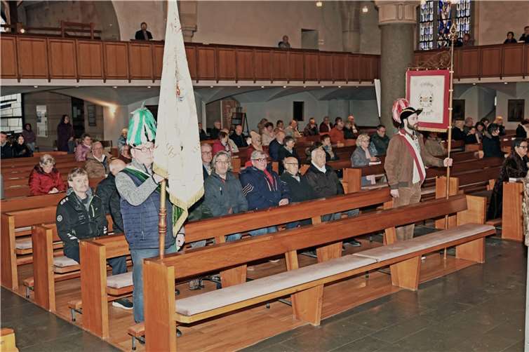 Zu Ehren des Heiligen Servatius und des Heiligen Blasius die diesjährige Zunftmesse statt.  Foto: Werner Dreschers