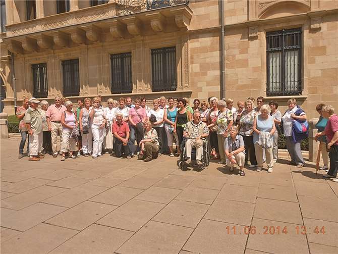 Zu Fuß erkundeten die Frauen die historische Innenstadt.privat