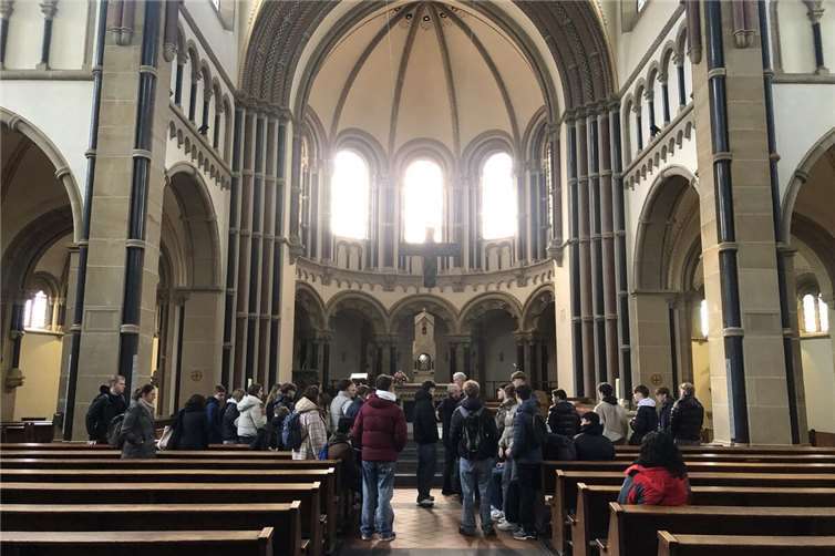 Zu Gast in der Herz Jesu Kirche am Löhrrondell.  Fotos: J. Schmenk