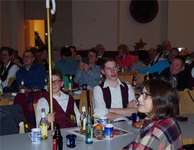 Zu dieser Feier waren auch die Familien und Angehörigen der Musiker eingeladen.