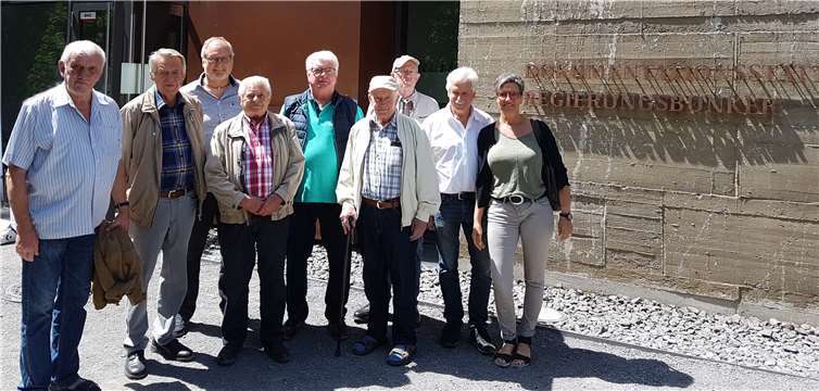 Zu einem gemeinsamen Ausflug trafen sich die Alters- und Ehrenabteilung der Feuerwehr Puderbach. Ziel war der ehemalige Regierungsbunker in Ahrweiler.Foto: Feuerwehr VG Puderbach