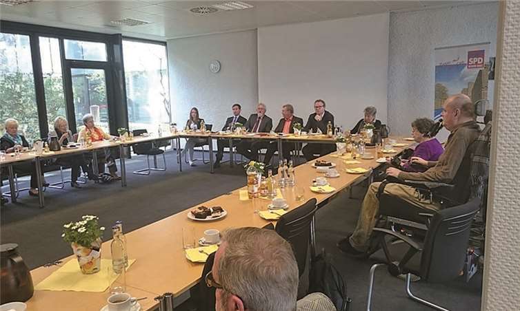 Zu ihrem Frühlingsempfang hatten die Sozialdemokraten Personen eingeladen, die mit Menschen mit Behinderung und Inklusion befasst sind. privat