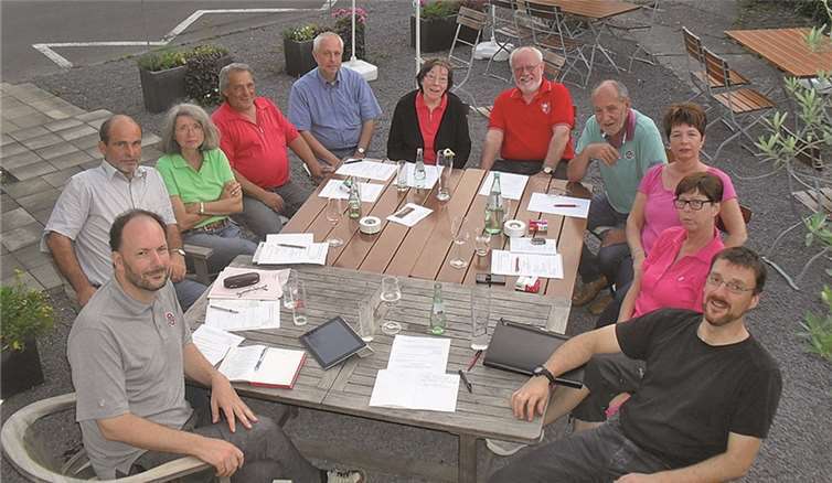 Zu seiner ersten Sitzung kam der neu gewählte Vorstand der SPD Oberwinter zusammen. privat